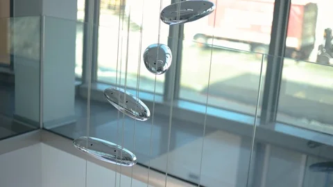 Modern interior design Chandelier Stock Footage 101753943
