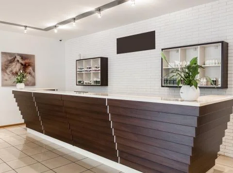 Modern interior design Stock Photos