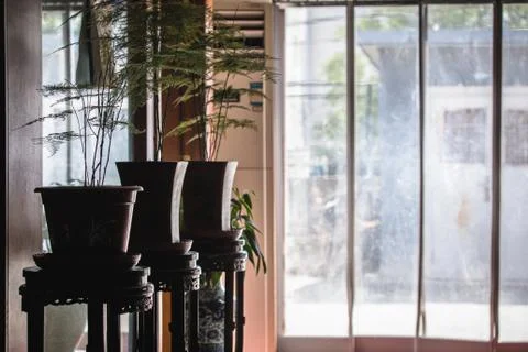 Modern interior designs elements in China close-up. Foto stock