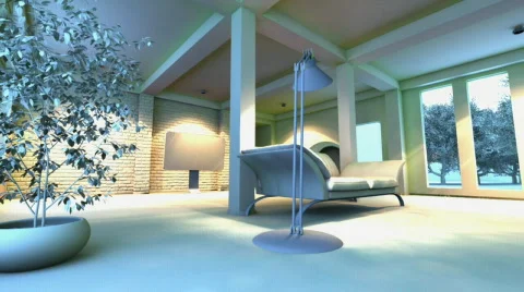 Modern interior 動画素材 764182