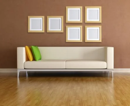 Modern interior Illustrazione stock