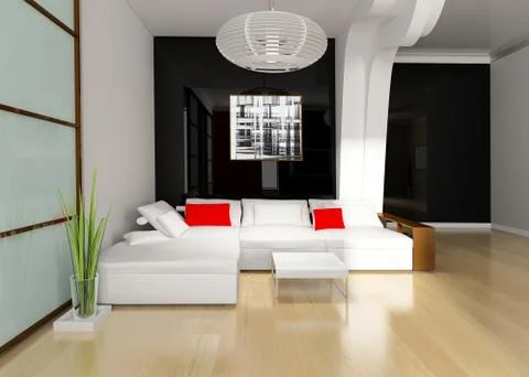 Modern interior Stock Illustration