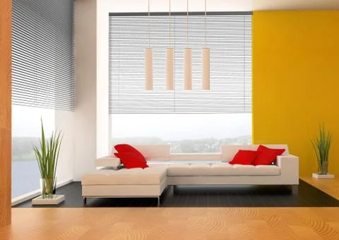 Modern interior Stock Illustration