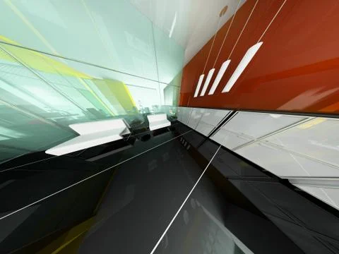 Modern interior Stock Illustration