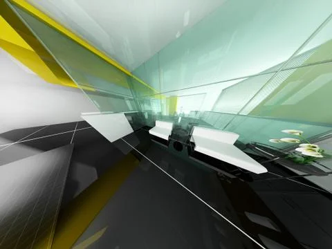 Modern interior Stock Illustration