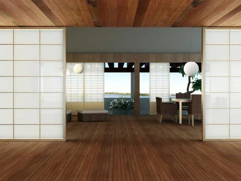 Modern interior Stock Illustration