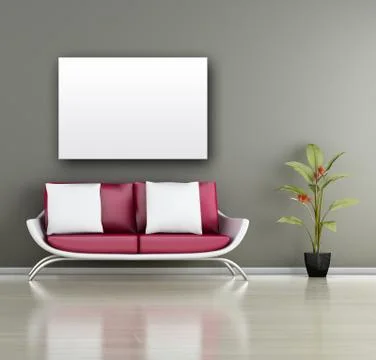 Modern interior Stock Illustration