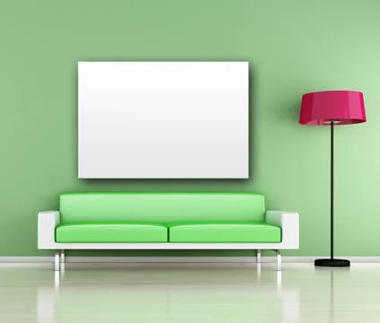 Modern interior Stock Illustration