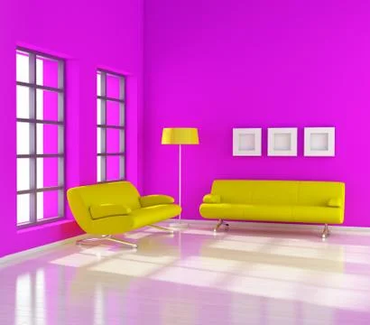 Modern interior Stock Illustration