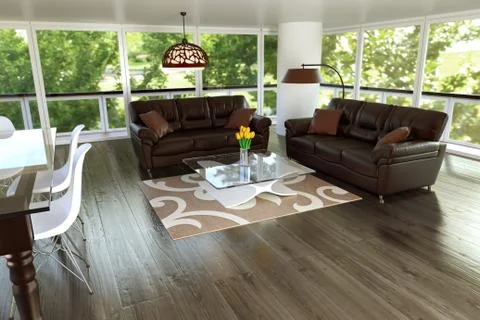 Modern interior Stock Illustration