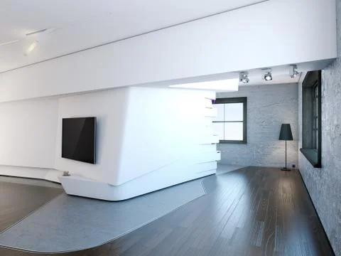 Modern interior 库存插图