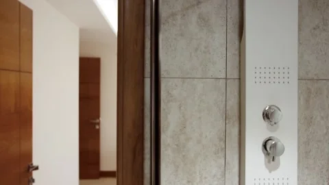 Modern interior in luxury house. Stock Footage 219614436