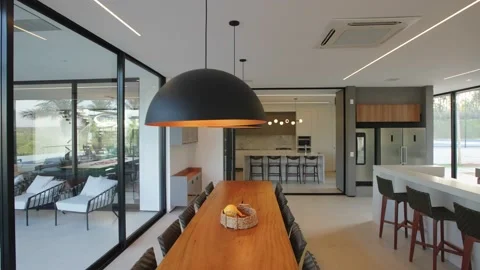 Modern interior in luxury house Stock Footage 229721222