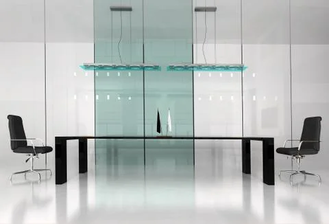 Modern interior of office Stock Illustration