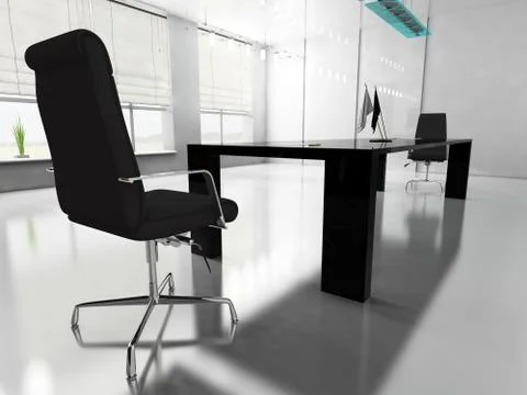 Modern interior of office Stock Illustration
