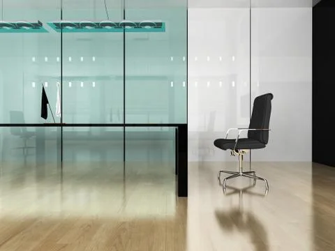 Modern interior of office Stock Illustration