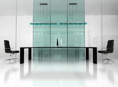 Modern interior of office Stock Illustration