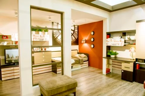 Modern interior Stock Photos