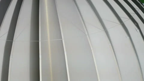 Modern interior technology, industrial spherical equipment rotation diversity. Video stock 235611895