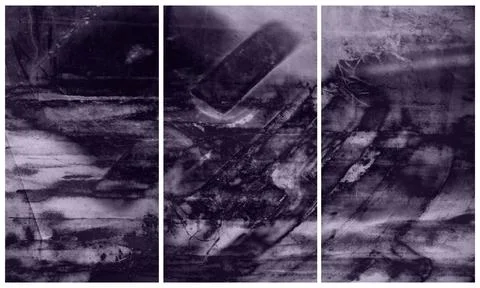 Modern interior triptych イラスト素材