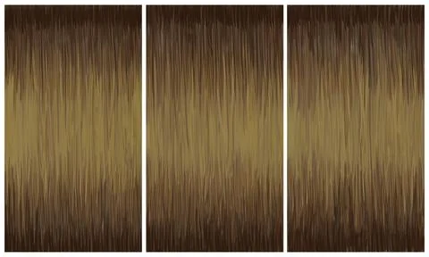 Modern interior triptych イラスト素材