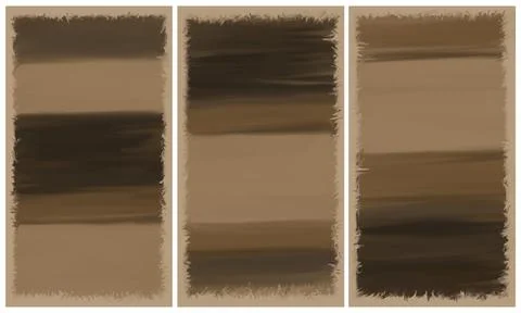 Modern interior triptych イラスト素材