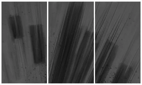 Modern interior triptych 스톡 일러스트