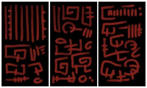 Modern interior triptych 스톡 일러스트