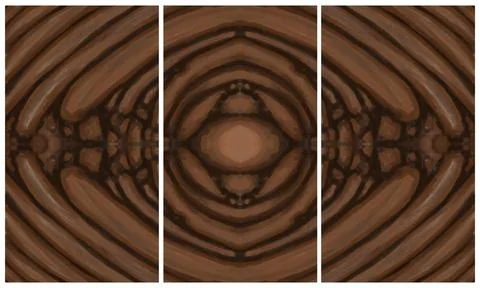 Modern interior triptych イラスト素材