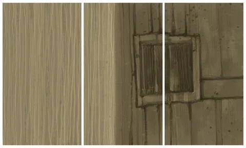 Modern interior triptych イラスト素材