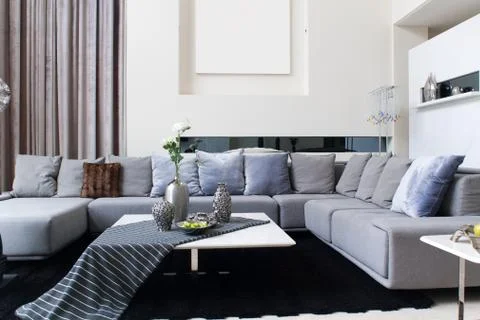 Modern interiors Stock Photos
