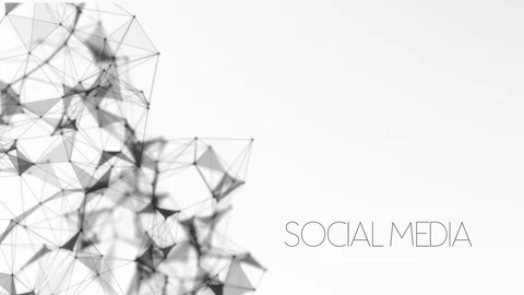 Modern internet web network with motivation text in white Stock Footage 74156601
