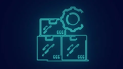 Modern Inventory Management solutions for ecommerce businesses and warehouses Stock Footage 241163374