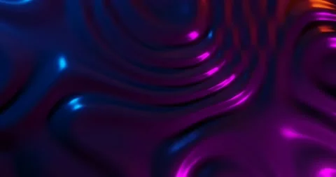 Modern Iridescent clothing surface Liquid Texture 3D Rendering Animation Stock Footage 143127728