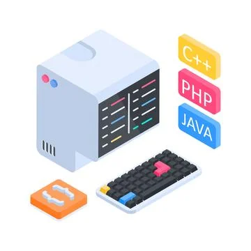 A modern isometric illustration pack showcasing virtual customer support and Stock Illustration