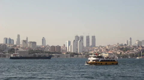 Modern Istanbul Stock Footage 57786829