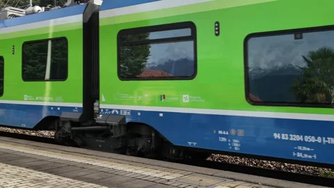 Modern Italian train Stock Footage 318313706