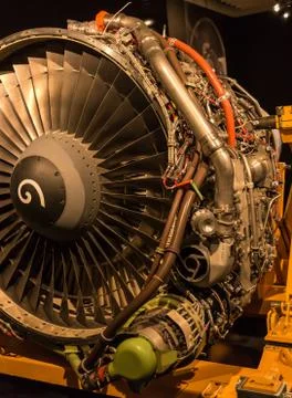 Modern Jet Engine Stock Photos