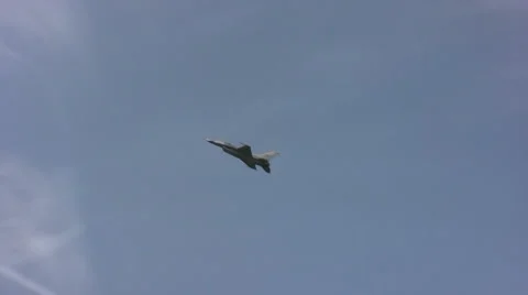 Modern jetfighter Stock Footage 879408