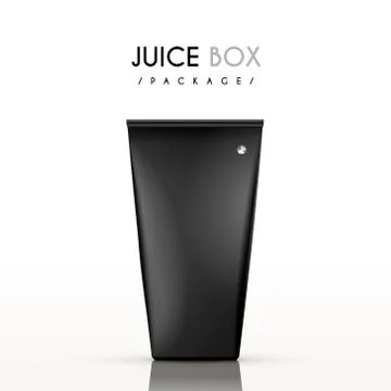 Modern juice box Stock Illustration
