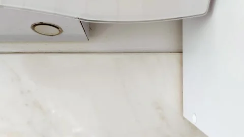 Modern Kitchen Cabinet Lighting with Marble Backsplash Detail Video stock 317882183
