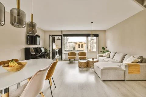 Modern kitchen design Stock Photos