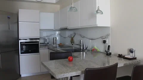 The modern kitchen Stock Footage 22675760