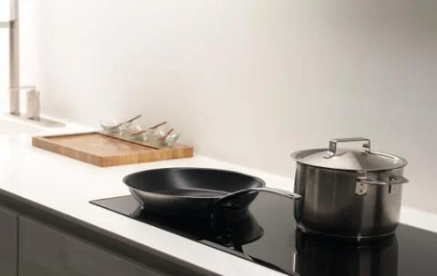 Modern Kitchen Hob Stock Photos