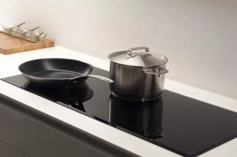 Modern Kitchen Hob Stock Photos