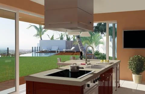 Modern Kitchen Illustration