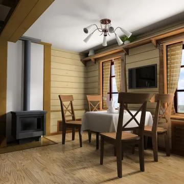 Modern kitchen Stock Illustration