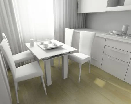 Modern kitchen Stock Illustration