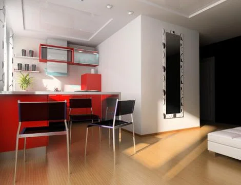 Modern kitchen Stock Illustration