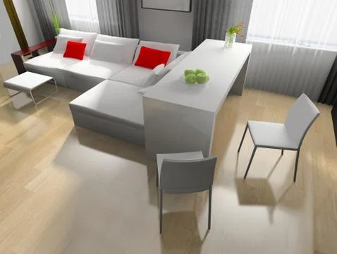 Modern kitchen Stock Illustration